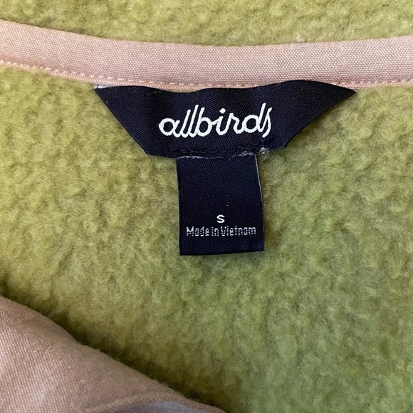 Allbirds Fleece Womens Small Sherpa Pop Over Outdoors Athletic Gym Hiking Fit - Picture 12 of 13